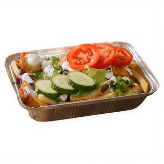 Kapsalon con pollo o cordero o mix