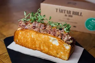 Tartar roll de buey