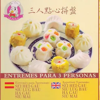 Entremes para 3 personas