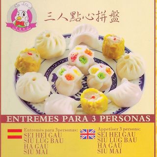 Entremes para 3 personas 