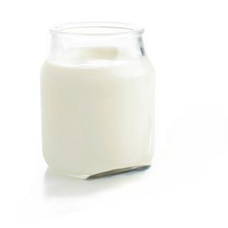 Glass of Natural Yoghurt