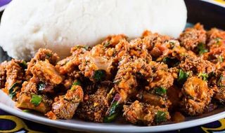 1Kg Fried Pork, Cabbage and Posho