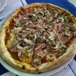 Pizza Jamón Cocido Y Champiñones (Normal)