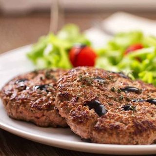 Hamburguesas mixtas al plato 