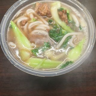 56b Udon in brodo con puntine di maiale