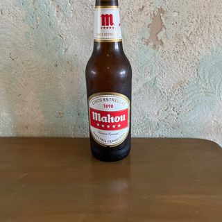 Cerveza Mahou 5 Estrellas (Botella 330 Ml.)