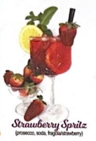 Strawberry spritz