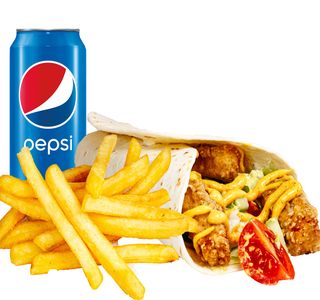 ცხარე აზიური როლი, პატარა ფრი და პეპსი