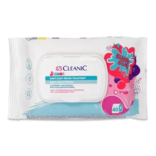 Вологий туалетний папір Cleanic Junior (40шт)