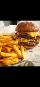 Populist Chef Burger+pomfrit 