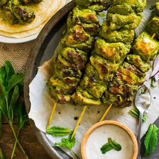 Chicken hariyali tikka (4 ud.)