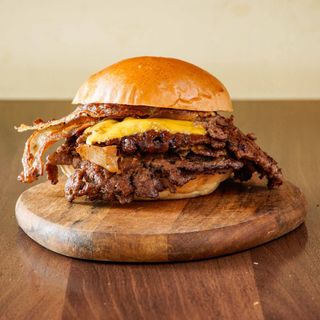 Doppio cheese e bacon smash