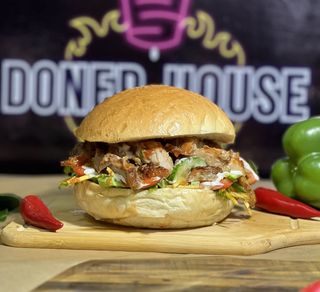 Гамбургер с курицей