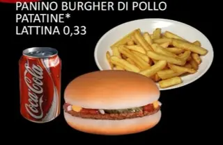 Menù 4 burger di pollo