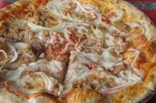Pizza De Carne Picada Y Bacon (28 Cm.)