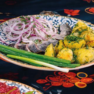 Hering de Dunăre cu cartofi