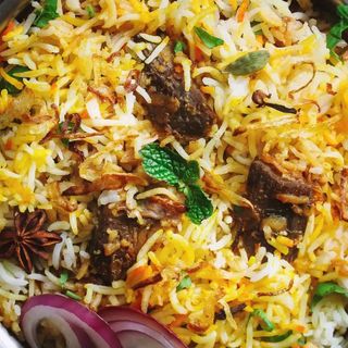 Lamb biryani