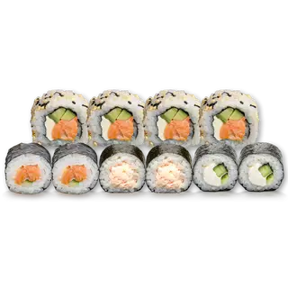 SMOKED SALMON MIX (10 хапки)