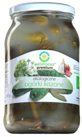 OGÓRKI KISZONE BIO 700 g - BIO FOOD