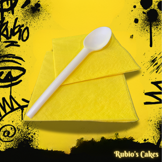 Cuchara y servilletas