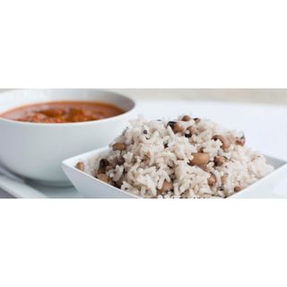 White Rice & Beans & Stew