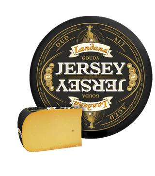 Ser żółty Landana Jersey mocno dojrzały (kostka około 180 g)