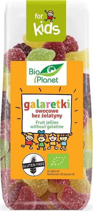GALARETKI OWOCOWE BEZ ŻELATYNY BIO 100 g - BIO PLANET
