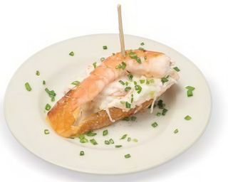 Montadito Donostiarra Con Gambas