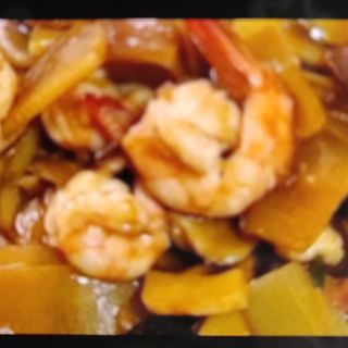 Gambas Con Bambú Setas Chinas