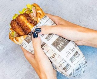 The Fried Halloumi Pita XL