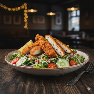 Ensalada De Pollo Frito