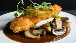 Șnițel de pui vânătoresc