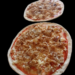 Pizza kebab con verdure grigliate