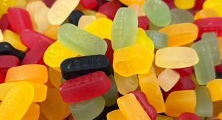 English wine gums 100g