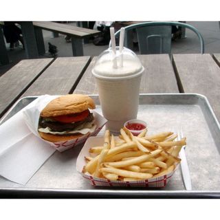 Cheese Burger + Fries