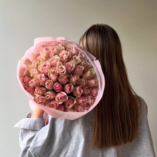 51 троянда "Pink Athena"