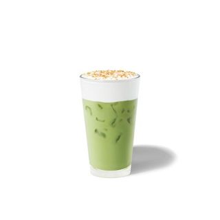 Toffee Nut Cream Iced Matcha Latte