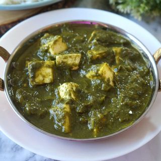 Spinach with Cheese- Palak paneer- Vegetarian & Gluten free
