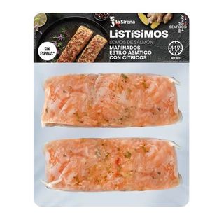 Lomos Salmón Estilo Asiático Pack 250 Gr.
