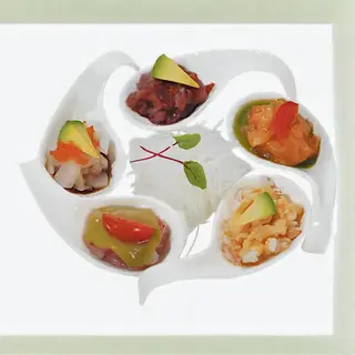 304 - 5 assaggi di tartare