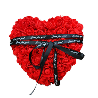 Corazón rosas 