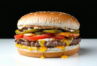 Doppio cheesebacon burger