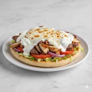 Doner Kebab Con Queso