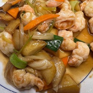 101. Gamberi saltati con patate