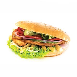 Sandwich cu pulpa de pui
