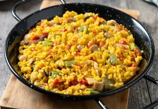 Paella de verdura