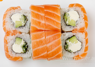 Рол Філадельфія з лососем