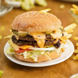 Double-Decker Burger