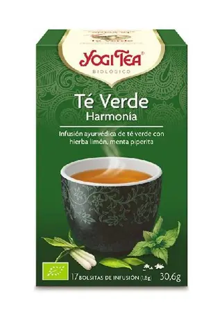 Infusión Té Verde Armonia Yogitea 30,60 Gr