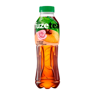 Чай холодний чорний Fuze tea персик-троянда
